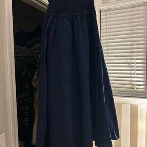 Hill House Navy Delphine Nap Skirt